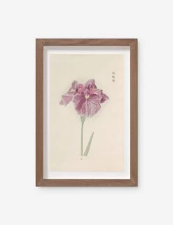Vintage Japanese Iris No. 24 Wall Art By Miyoshi Manabu