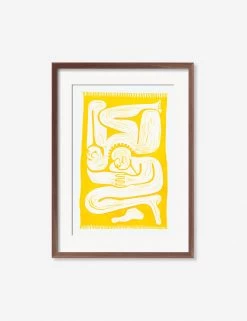 Cloudgazers Print By Adrian Brandon -Wall Decoration Shop AdrianCloudgazersWalnutFrame