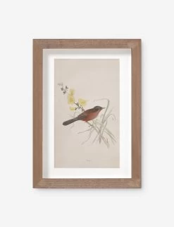 Vintage Bird Watercolor No. 69 Wall Art By Visual Contrast