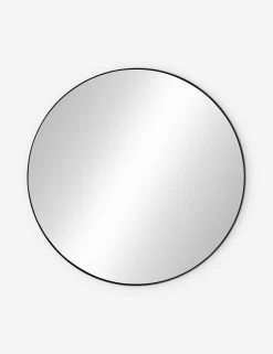 Apryl Round Mirror -Wall Decoration Shop BLACK