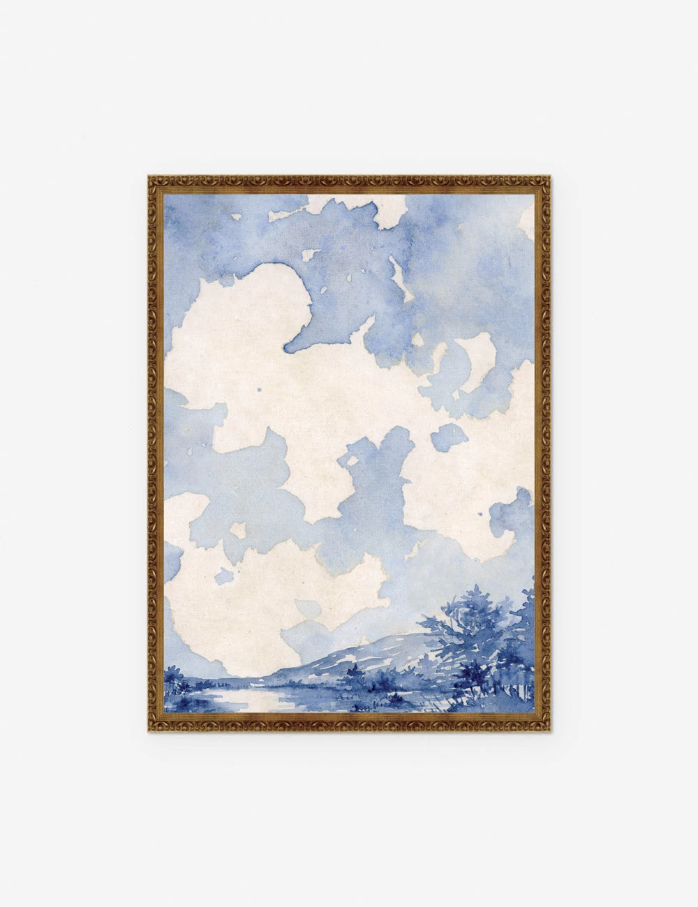 Blue Landscape Print By Laurel-Dawn Latshaw 1 Blue Landscape Print By Laurel-Dawn Latshaw
