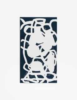 Seville Abstract Wall Art By ZBC House -Wall Decoration Shop Blue Blue 30 x53.5 L04727785099