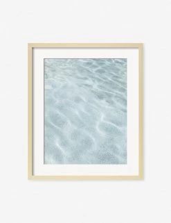 Byron Pool Photography Print By Carley Rudd -Wall Decoration Shop CarleyRuddByronPoolNaturalFrame