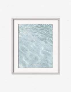 Byron Pool Photography Print By Carley Rudd -Wall Decoration Shop CarleyRuddByronPoolSilverFrame