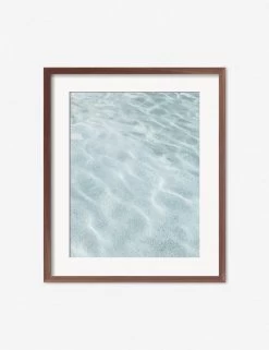 Byron Pool Photography Print By Carley Rudd -Wall Decoration Shop CarleyRuddByronPoolWalnutFrame