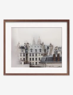 Montmatre Photography Print By Carley Rudd -Wall Decoration Shop CarleyRuddMontmatreWalnutFramedPrint