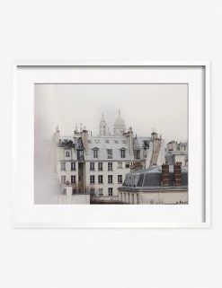 Montmatre Photography Print By Carley Rudd -Wall Decoration Shop CarleyRuddMontmatreWhiteFramedPrint