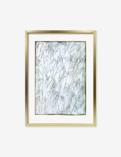 Carved Botanical Wall Art By Laurel-Dawn Latshaw -Wall Decoration Shop CarvedBotanicalGoldFrame