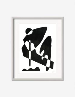 Contrasts Black Print By Jan SkácelÃk 11 Contrasts Black Print By Jan SkácelÃk -Wall Decoration Shop ContrastsBlackSilverFrame