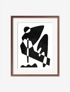Contrasts Black Print By Jan SkácelÃk 13 Contrasts Black Print By Jan SkácelÃk -Wall Decoration Shop ContrastsBlackWalnutFrame