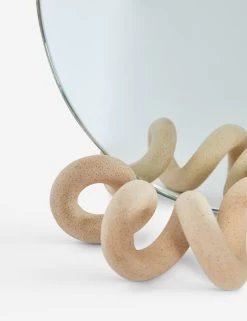 Curlee Table Mirror By SIN Ceramics -Wall Decoration Shop CurleeTableMirrorbySIN Speckled A06566622551