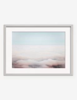 Dream Clouds Photography Print By Ingrid Beddoes -Wall Decoration Shop IngridDreamCloudsSilverFrame