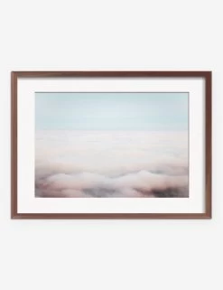 Dream Clouds Photography Print By Ingrid Beddoes -Wall Decoration Shop IngridDreamCloudsWalnutFrame