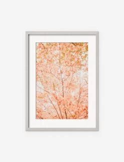 Pastel Fall Tree Photography Print By Ingrid Beddoes -Wall Decoration Shop IngridPastelFallTreeSilverFrame
