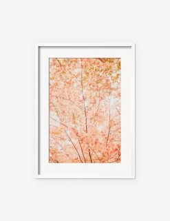 Pastel Fall Tree Photography Print By Ingrid Beddoes -Wall Decoration Shop IngridPastelFallTreeWhiteFrame