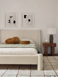 Taleah Abstract Print -Wall Decoration Shop IrregularGridIvory Bedroom 3489 crop 74d5b81f 1fb2 4ca5 8b6d 76fa087301fe