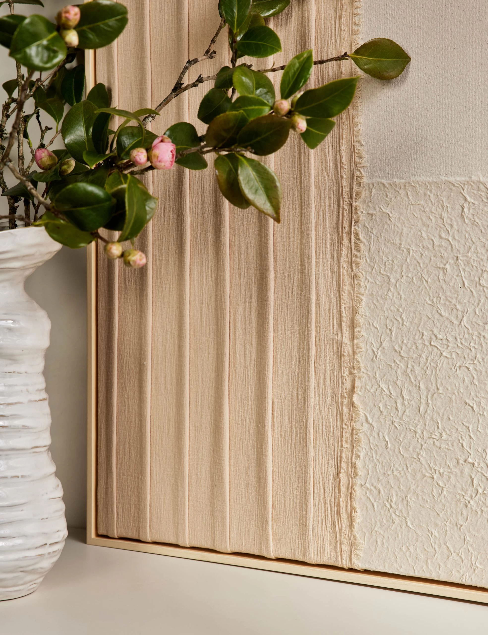 Patchwork Blush Wall Art By Visual Contrast 4 Patchwork Blush Wall Art By Visual Contrast - Image 4