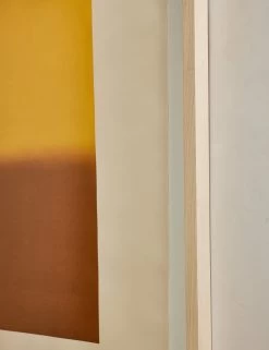 Gradient Silkscreen Wall Art By Visual Contrast -Wall Decoration Shop L0470494 Gradient4 copper ochre StuidoLifestyle 3