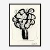 Ink Flower 5 Wall Art By Arthur Krakower
