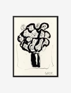 Ink Flower 5 Wall Art By Arthur Krakower