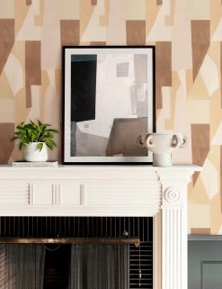 District Wallpaper By Kelly Wearstler -Wall Decoration Shop MantleVignette 11553GWP GWP 3721 167 d90f04d2 533e 4f91 bce2 a7536ee3c2e3