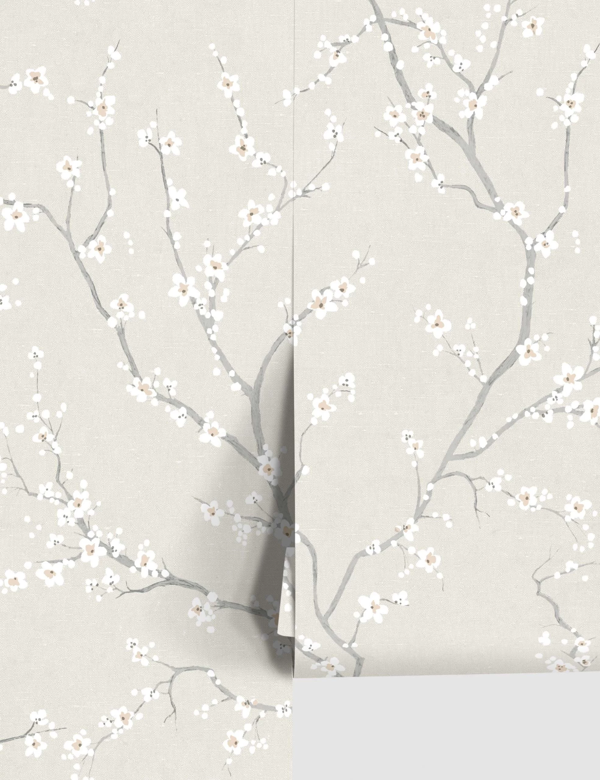 Cherry Blossom Peel + Stick Wallpaper 1 Cherry Blossom Peel + Stick Wallpaper