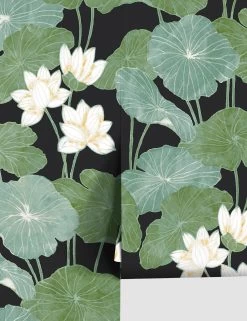 Lily Pad Peel + Stick Wallpaper