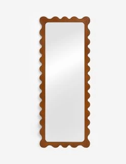 Ripple Full Length Mirror By Sarah Sherman Samuel -Wall Decoration Shop RippleMirror HoneyAsh FloorLength A0656629 4455 Product