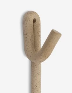 Leggy Long Wall Hook By SIN Ceramics -Wall Decoration Shop SinCeramicsLeggyLongWallHook Speckled 5202