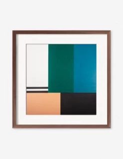 White Wood 3 Print By Sarah White -Wall Decoration Shop WhiteWoods3WalnutFrameColorRequest