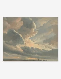 Study Of Clouds With A Sunset Near Rome Wall Art By Simon Alexandre Clement Denis 7 Study Of Clouds With A Sunset Near Rome Wall Art By Simon Alexandre Clement Denis -Wall Decoration Shop a study of clouds unframed print 1