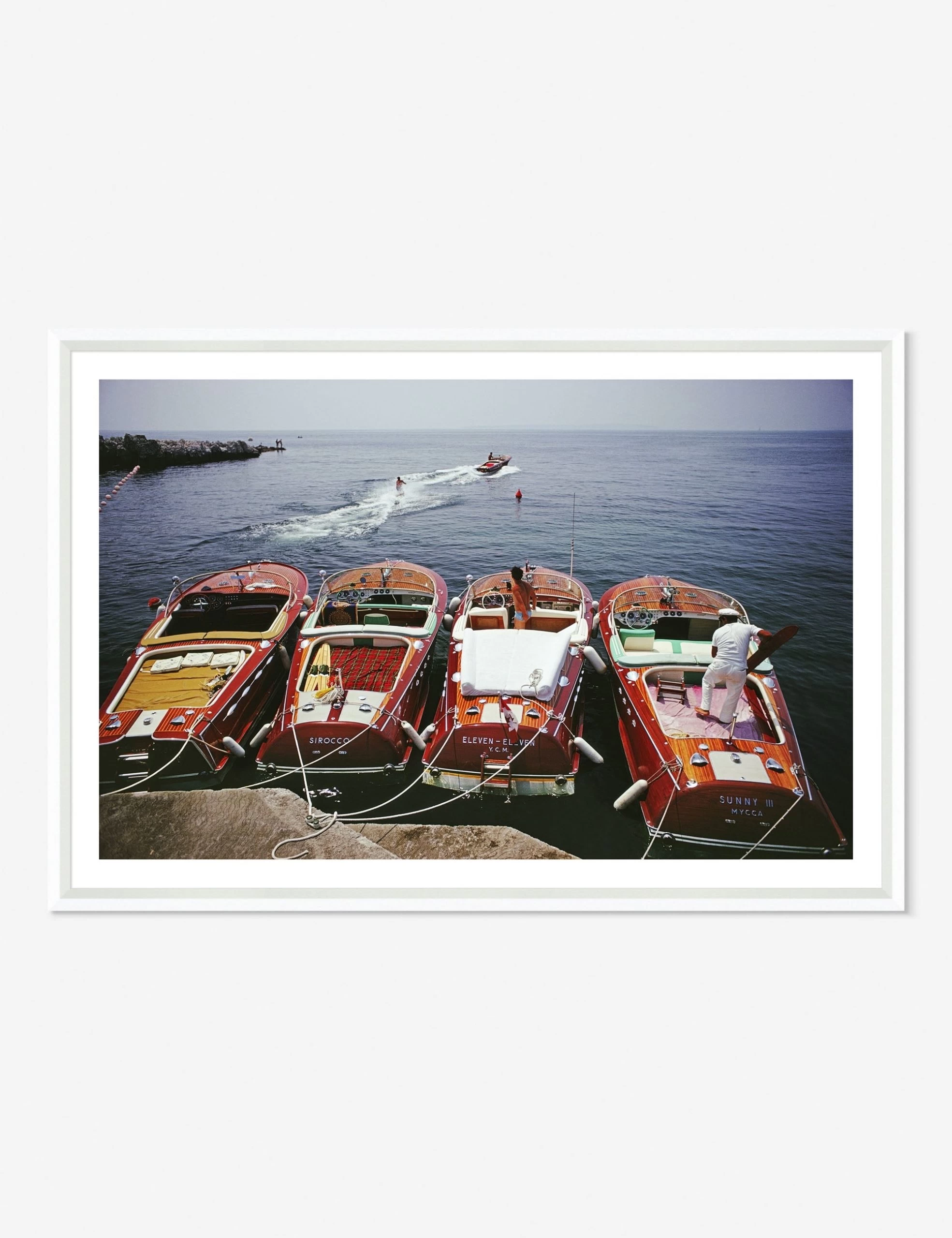 Waterskiing From The Hotel Du Cap-Eden-Roc Photography Print By Slim Aarons 2 Waterskiing From The Hotel Du Cap-Eden-Roc Photography Print By Slim Aarons - Image 2