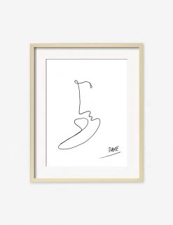 Kiss Print By Damienne Merlina -Wall Decoration Shop kiss natural frame 1