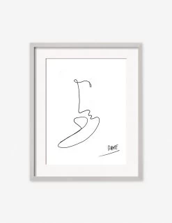 Kiss Print By Damienne Merlina -Wall Decoration Shop kiss silver frame 1