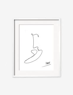Kiss Print By Damienne Merlina -Wall Decoration Shop kiss white frame 1