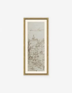 Canaletto Drawing Prints (Set Of 2) -Wall Decoration Shop lulu 20 0006a
