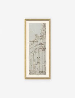 Canaletto Drawing Prints (Set Of 2) -Wall Decoration Shop lulu 20 0006b