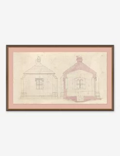 Garden House Study Print