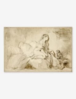 Oh! IF Only He Were As Faithful To Me Wall Art By Jean-Honoré Fragonard, Original Work Held By The J. Paul Getty Museum -Wall Decoration Shop oh if only he were as faithful to me