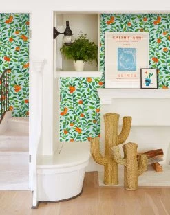 Orange Crush Peel + Stick Wallpaper -Wall Decoration Shop orange crush wallpaper by nathan turner sky 1 49c5f4c4 ea45 4fd7 a42f c71f862a17af