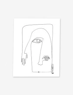 Picasso Print By Damienne Merlina -Wall Decoration Shop picasso face unframed print 1