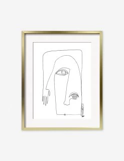 Picasso Print By Damienne Merlina -Wall Decoration Shop picasso gold frame 1