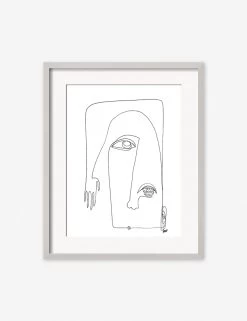 Picasso Print By Damienne Merlina -Wall Decoration Shop picasso silver frame 1