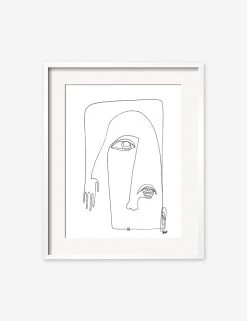 Picasso Print By Damienne Merlina -Wall Decoration Shop picasso white frame 1